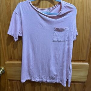 Madewell Pink Pocket Tee Shirt